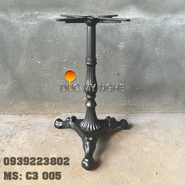 Bàn cafe 3 chân đầu cá sấu C3 005